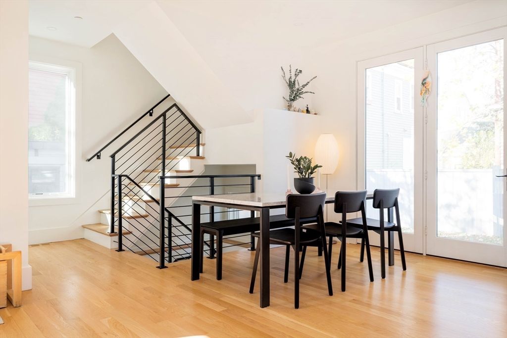 Dining room, Interior, Wood Texture Flooring