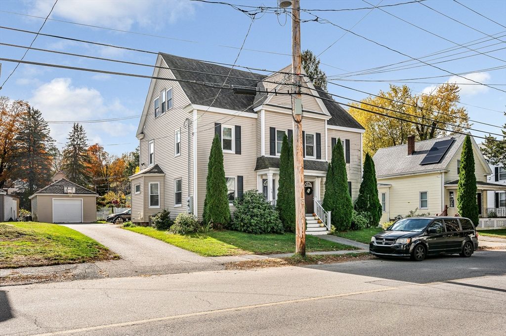 Detached Garage, Exterior, Facade, Solar Panels, Georgian