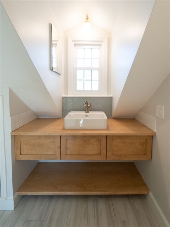 Bathroom, Interior, Wood Texture Flooring