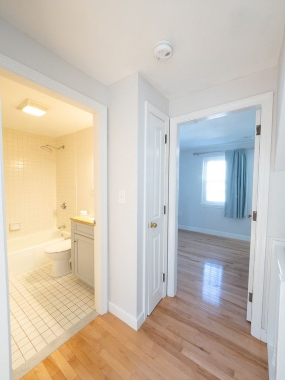 Bathroom, Interior, Wood Texture Flooring