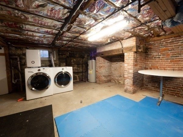 Interior, Stone Walls, Utility Closets, Washer