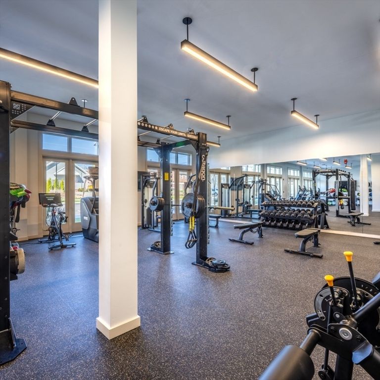 Fitness Equipment, Gym, Interior