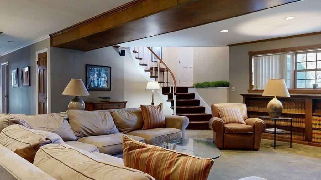 Interior, Living room, Recessed Lighting