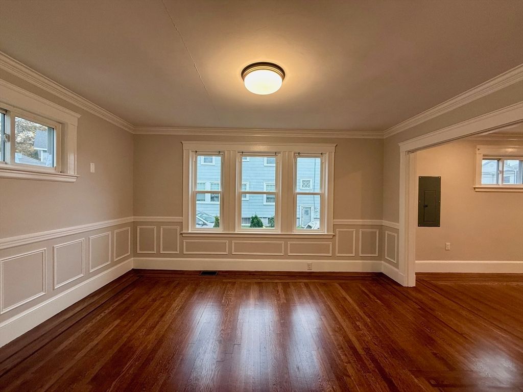 Empty room, Interior, Wood Texture Flooring