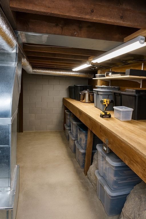 Interior, Wooden Beams