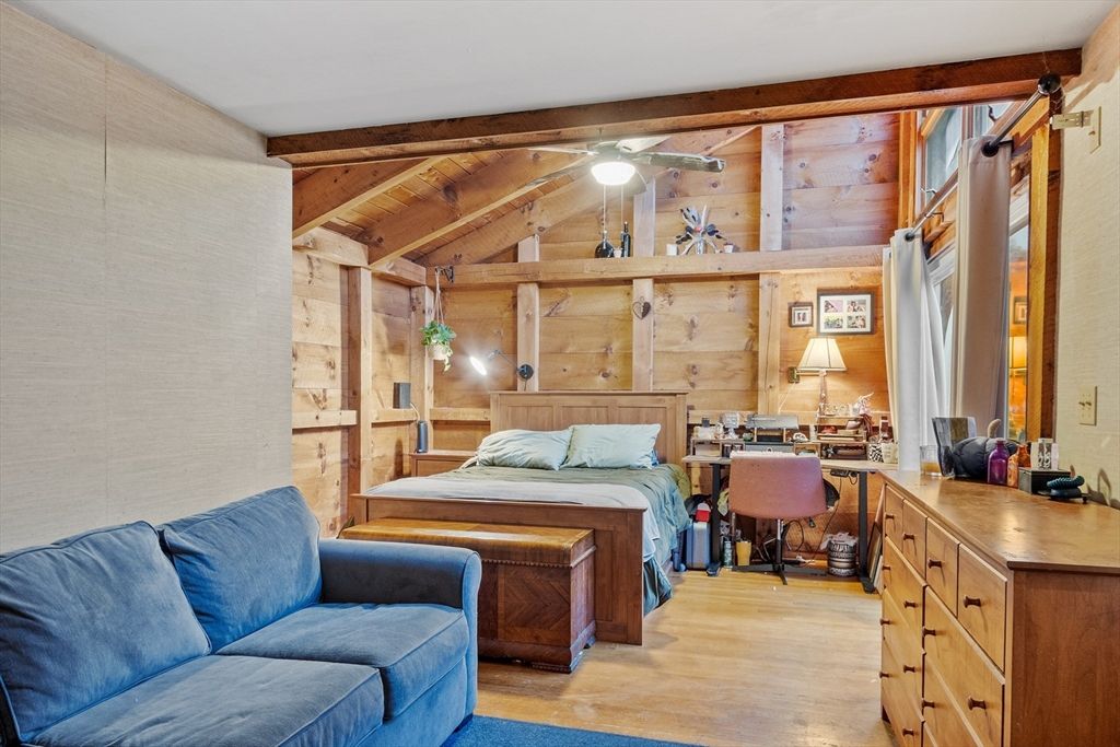 Bedroom, Interior, Wooden Beams, Wooden Ceilings, Wood Texture Flooring, Wooden Walls