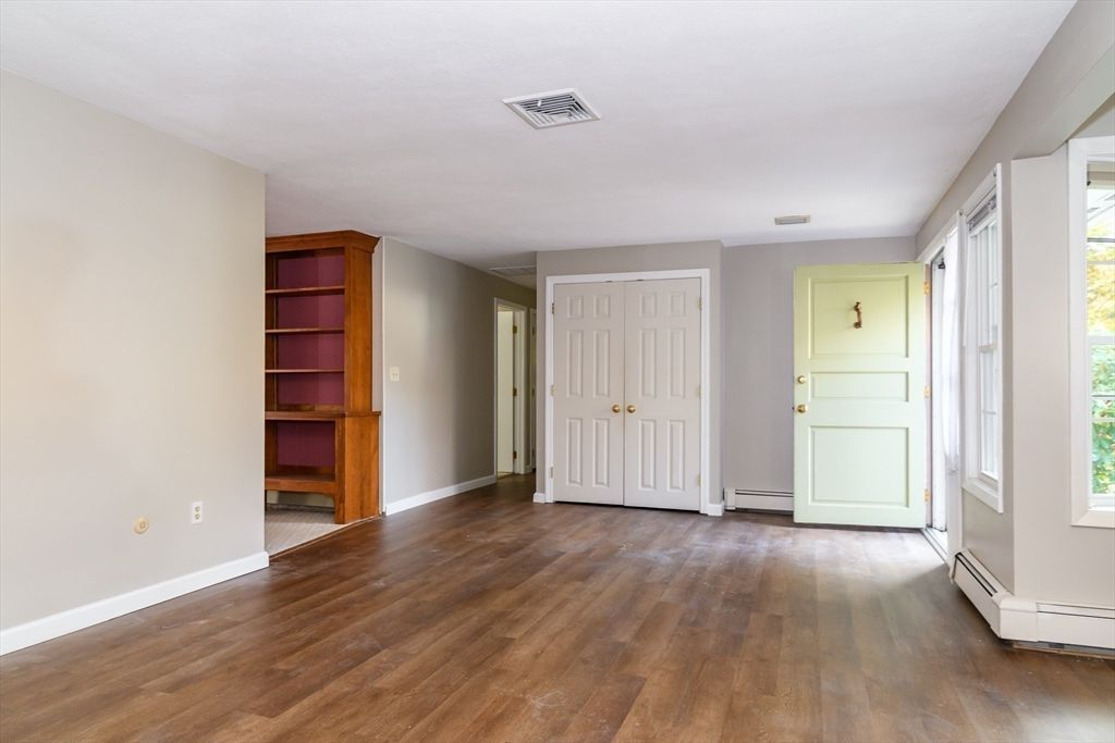 Empty room, Interior, Wood Texture Flooring