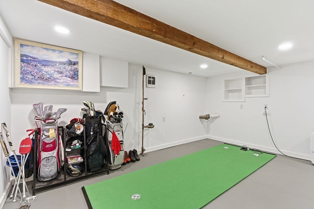 Interior, Recessed Lighting, Wooden Beams