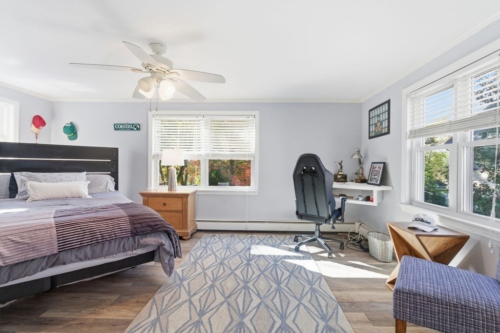 Bedroom, Home Office, Interior, Wood Texture Flooring