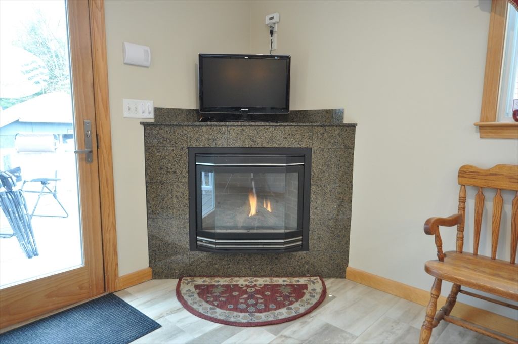Fireplace, Interior, Wood Texture Flooring