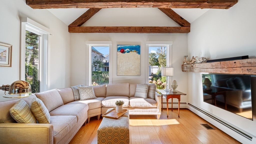 Interior, Living room, Wooden Beams, Wood Texture Flooring