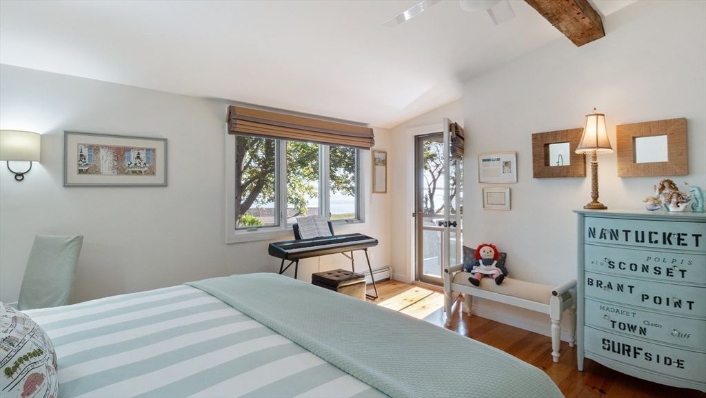 Bedroom, Interior, Wooden Beams, Wood Texture Flooring