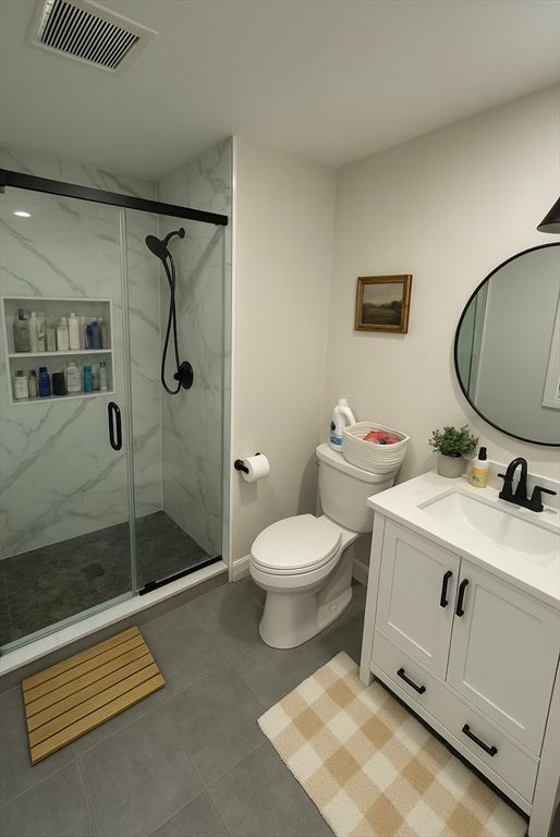 Bathroom, Glass Shower, Interior, Marble Walls