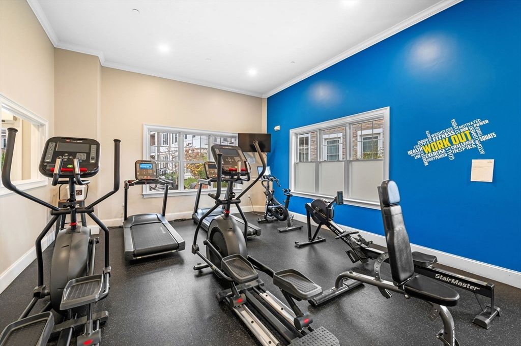 Fitness Equipment, Interior, Recessed Lighting