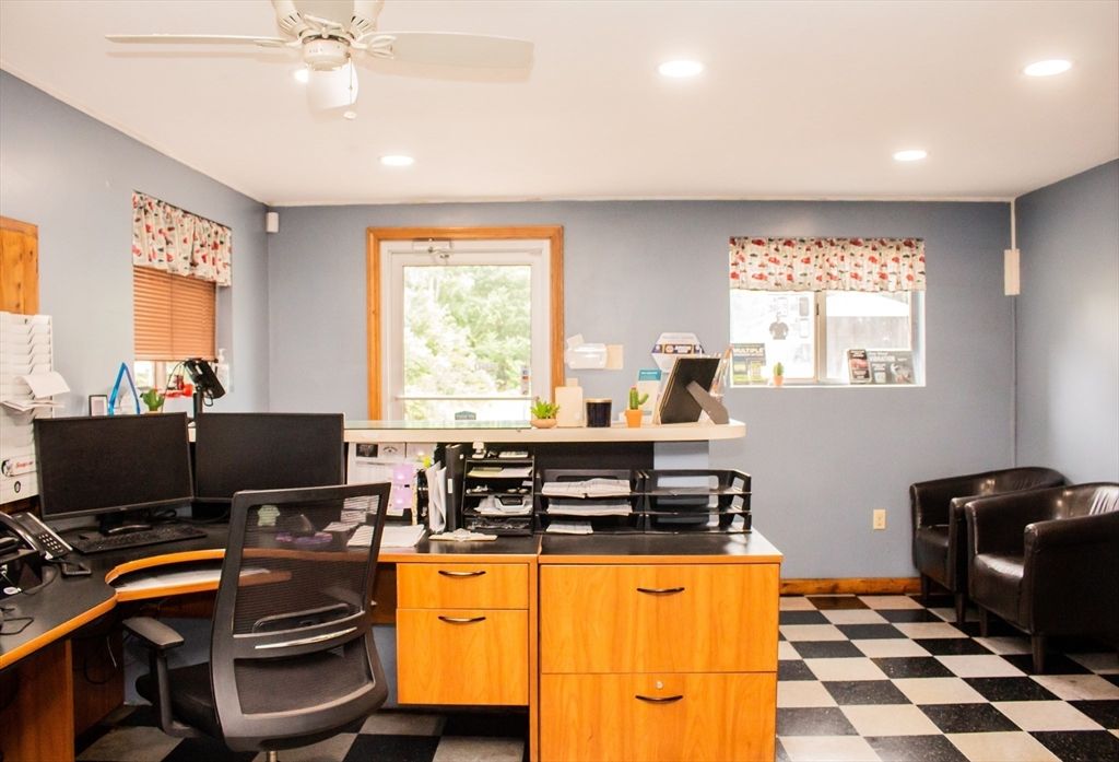 Home Office, Interior, Recessed Lighting