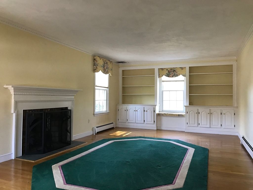 Fireplace, Interior, Wood Texture Flooring
