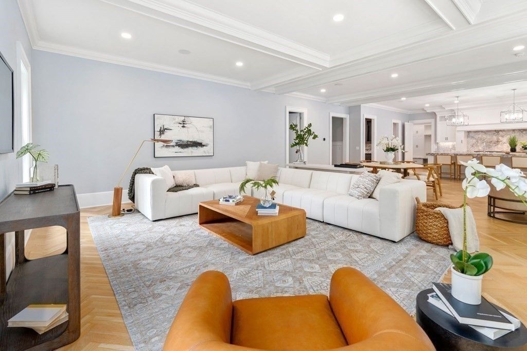 Dining room, Interior, Kitchen, Living room, Pendant Lights, Recessed Lighting, Wood Texture Flooring