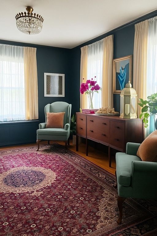 Chandelier, Interior