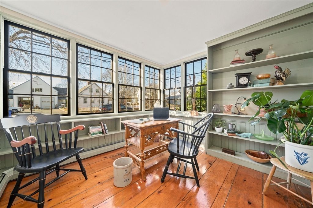 Home Office, Interior, Wood Texture Flooring