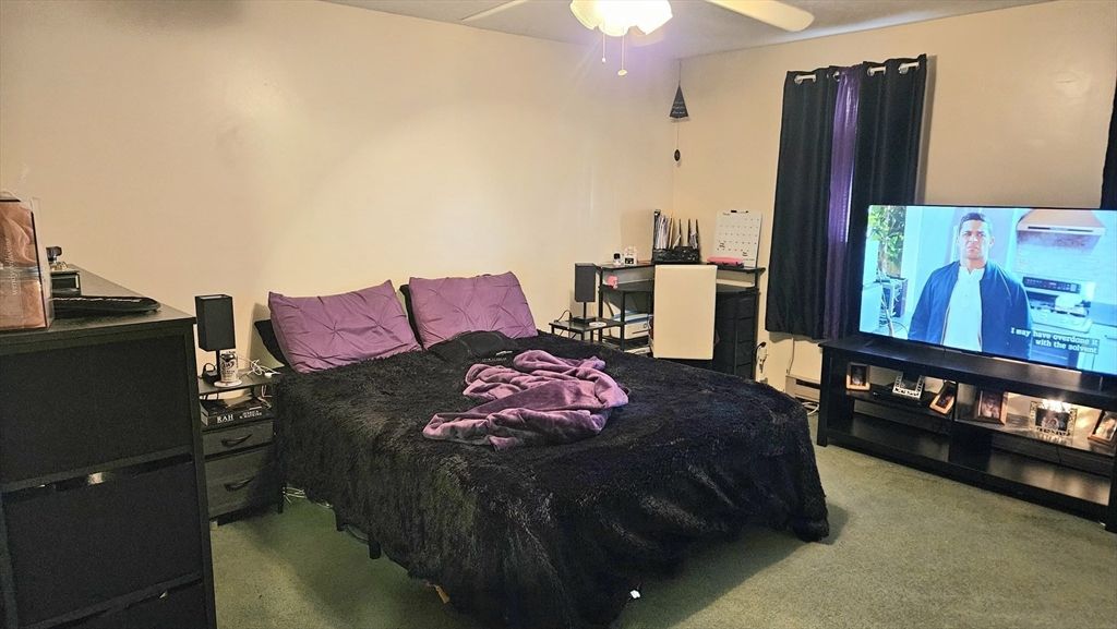 Bedroom, Fireplace, Interior