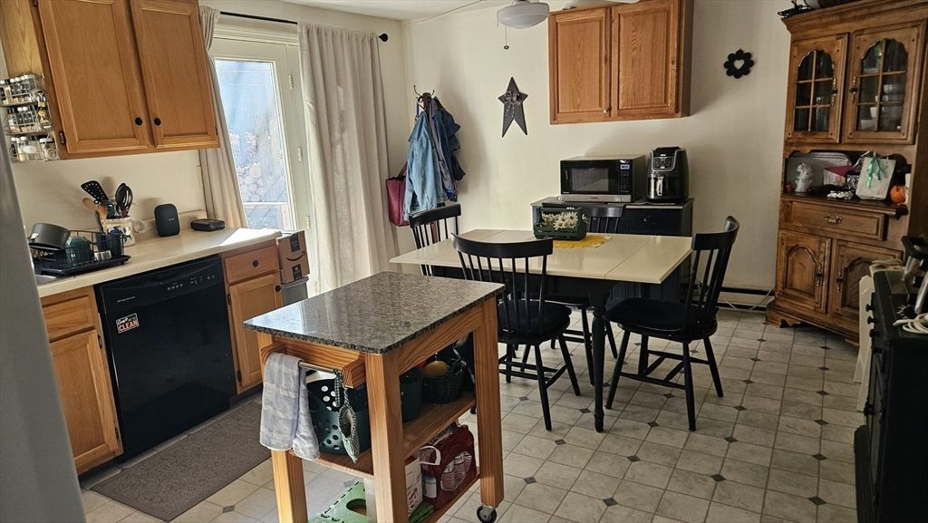 Dining room, Interior, Kitchen