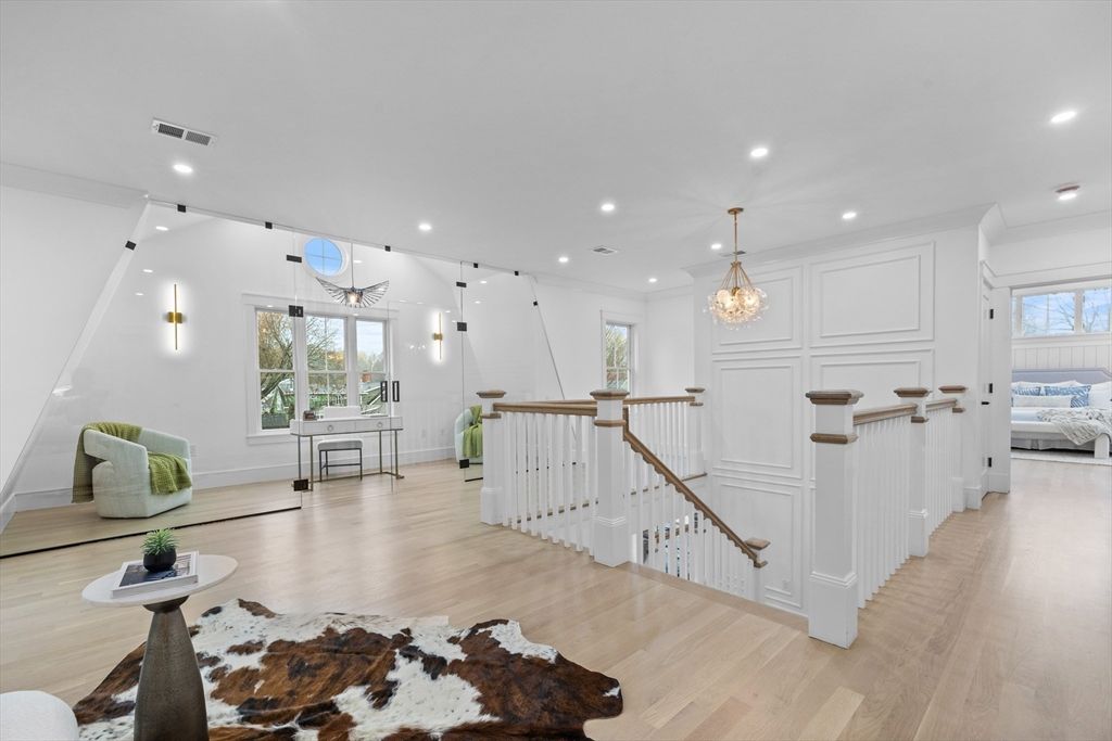 Chandelier, Interior, Pendant Lights, Recessed Lighting, Wood Texture Flooring