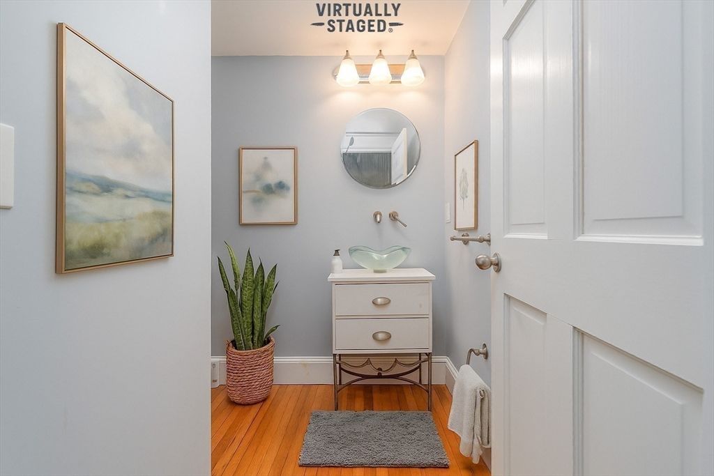 Bathroom, Interior, Wood Texture Flooring