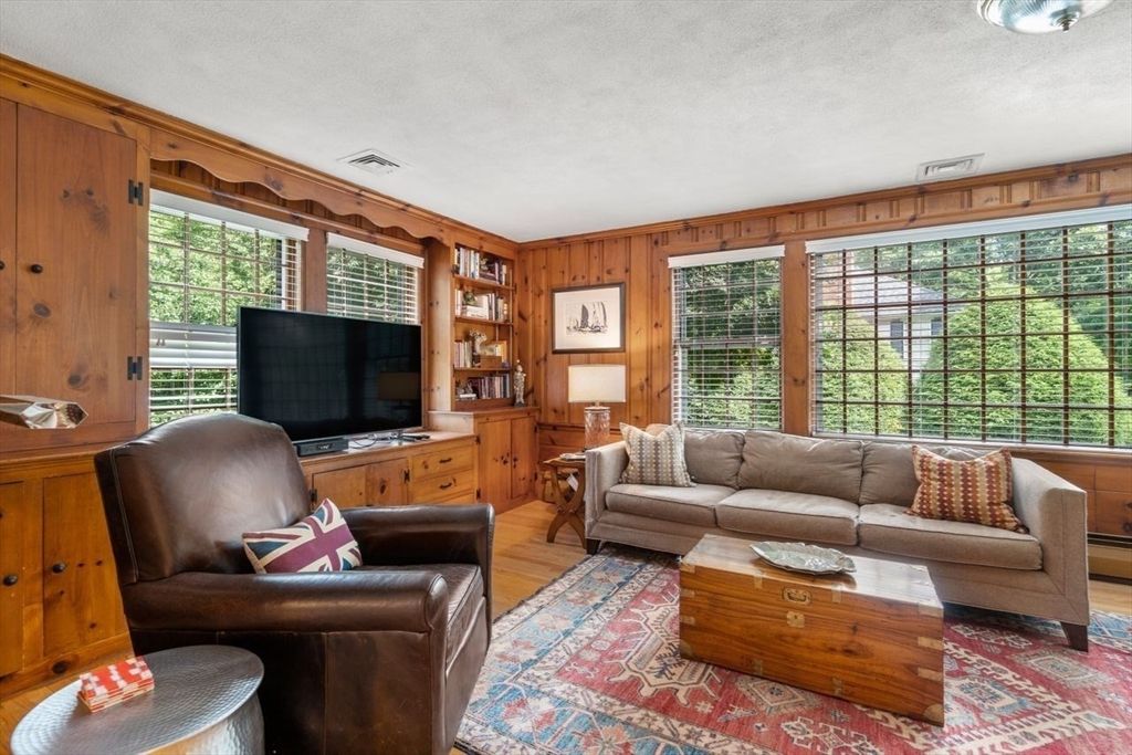 Interior, Living room, Wood Texture Flooring, Wooden Walls
