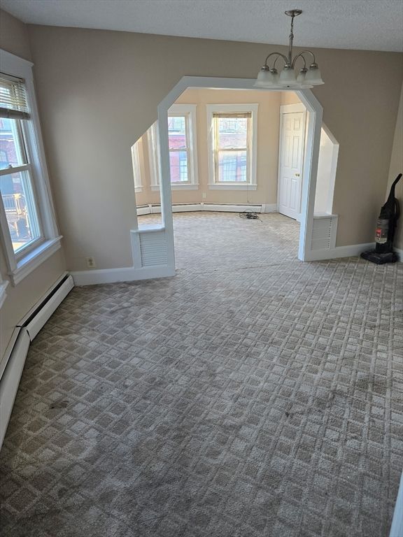 Chandelier, Empty room, Interior