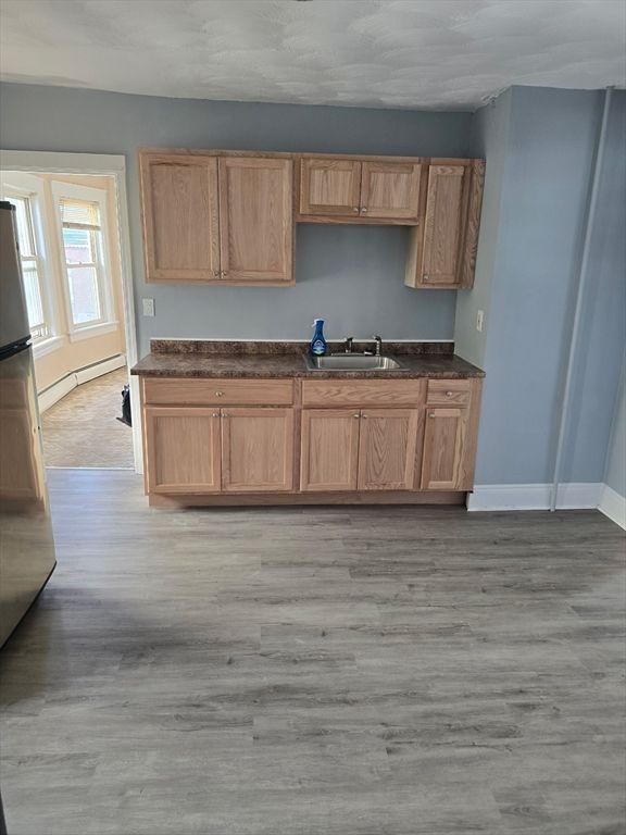 Interior, Kitchen, Wood Texture Flooring