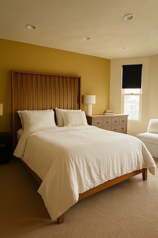 Bedroom, Interior, Recessed Lighting