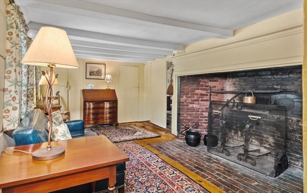 Fireplace, Interior, Stone Walls