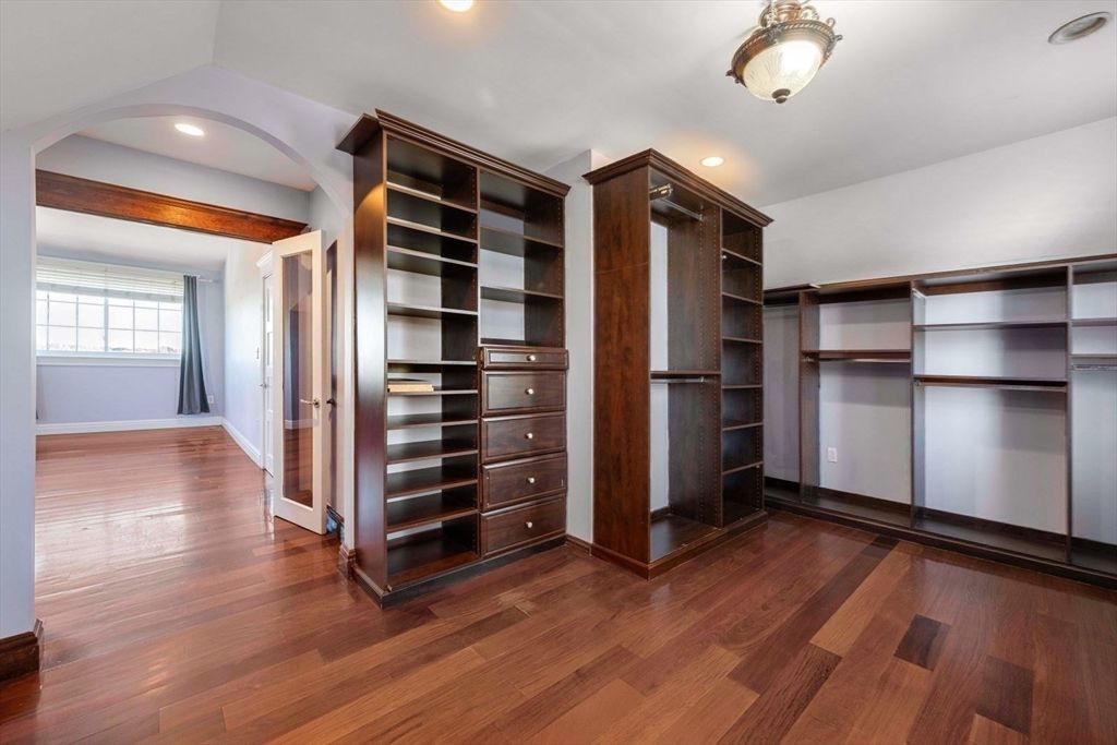 Interior, Recessed Lighting, Walk-in Closets, Wood Texture Flooring
