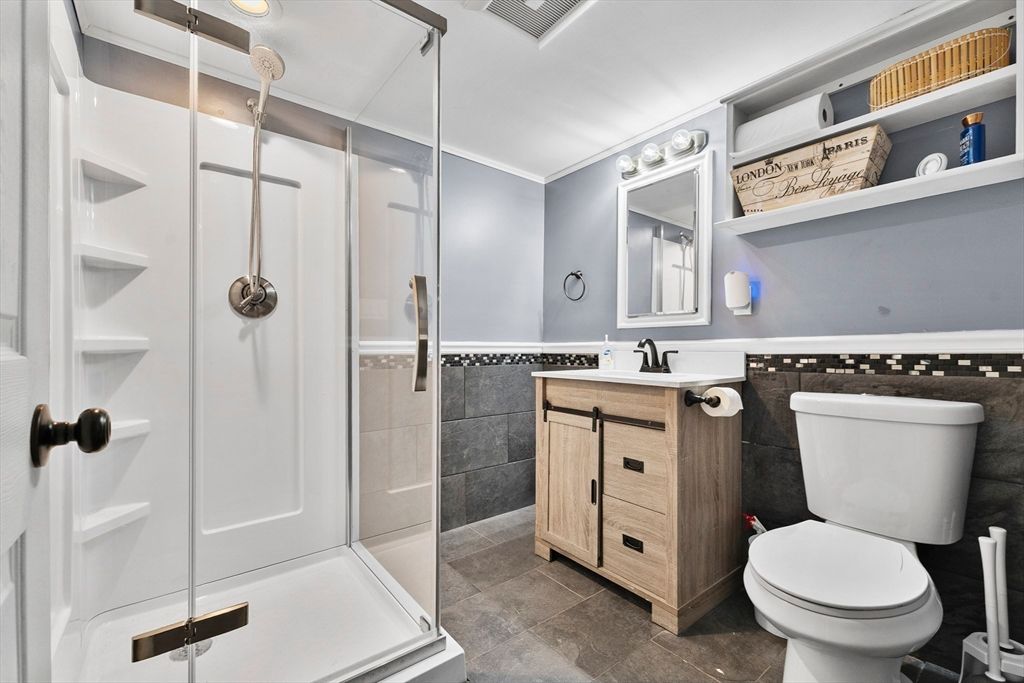 Bathroom, Glass Shower, Interior