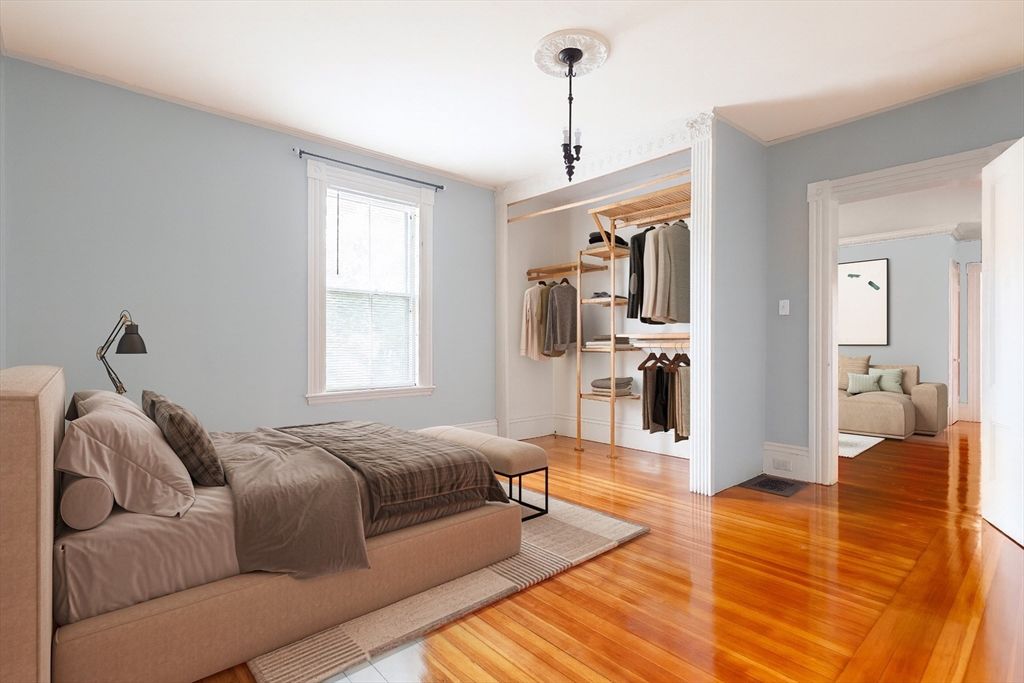 Bedroom, Interior, Wood Texture Flooring