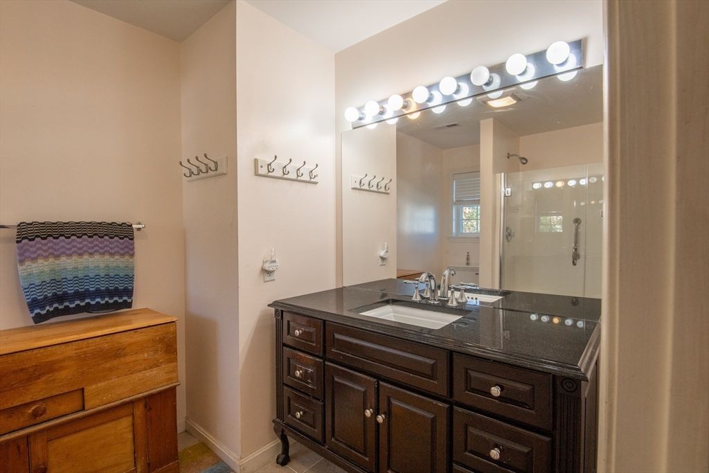 Bathroom, Dual Sink Vanities, Glass Shower, Interior