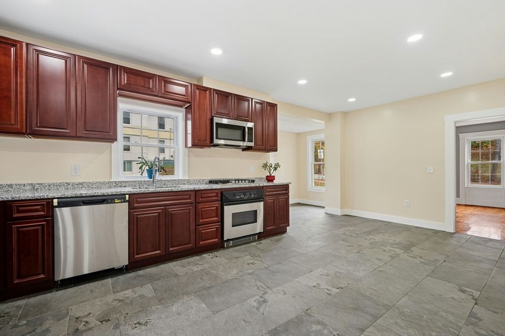 Interior, Kitchen, Recessed Lighting, Stainless Steel Appliances