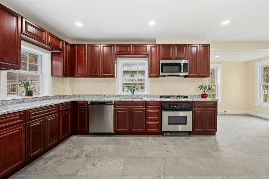Interior, Kitchen, Recessed Lighting, Stainless Steel Appliances