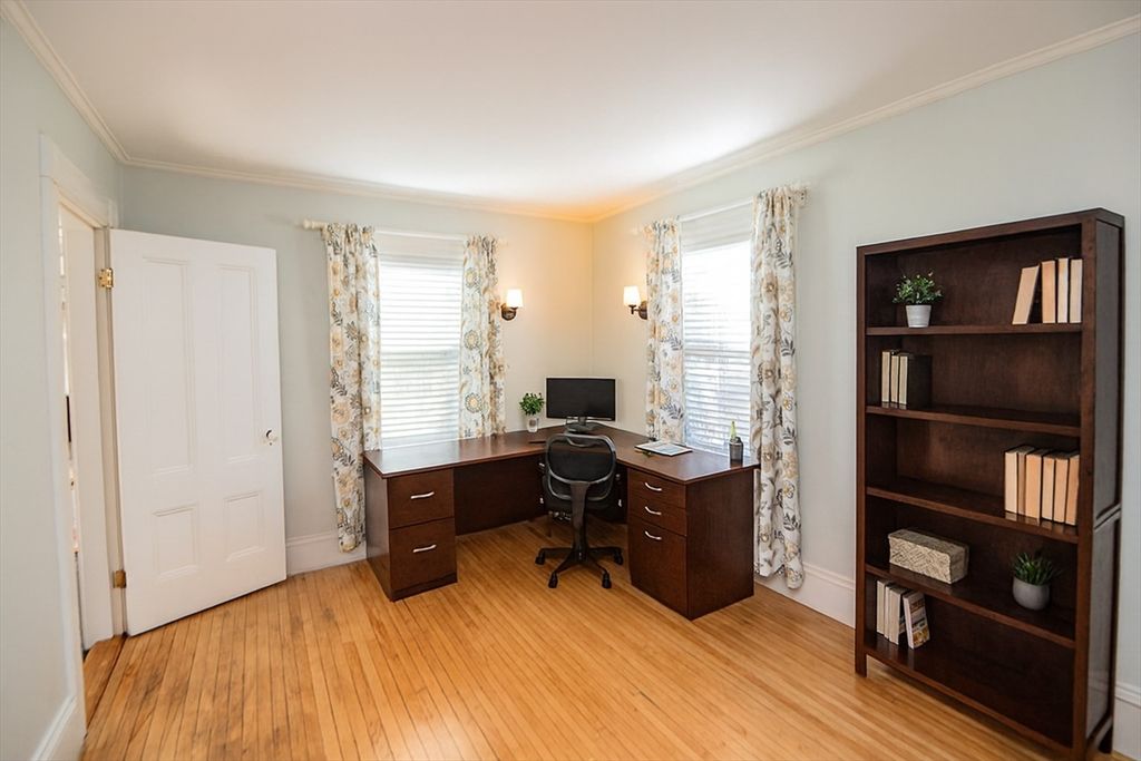 Home Office, Interior, Wood Texture Flooring