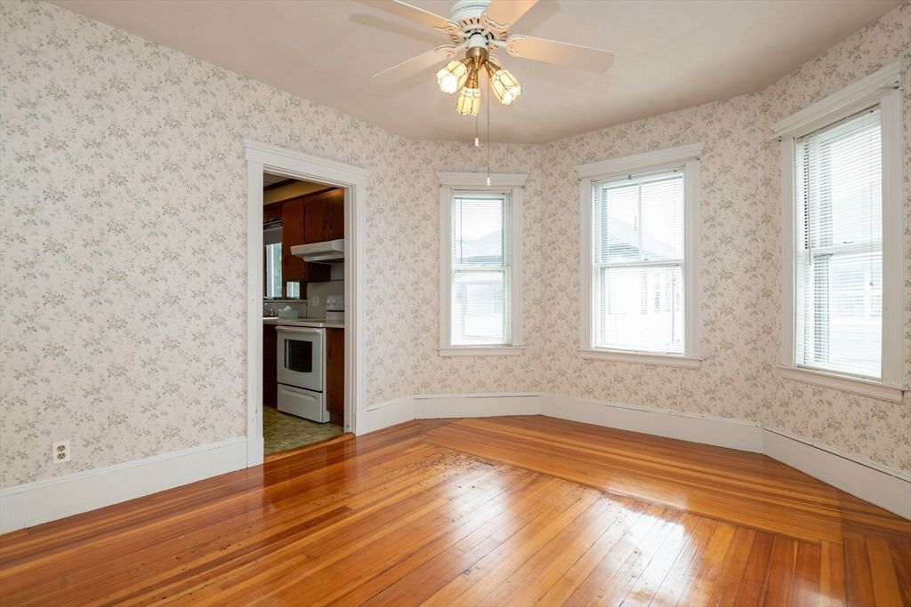 Empty room, Interior, Kitchen, Wood Texture Flooring