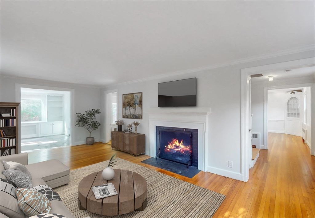 Fireplace, Interior, Living room, Wood Texture Flooring