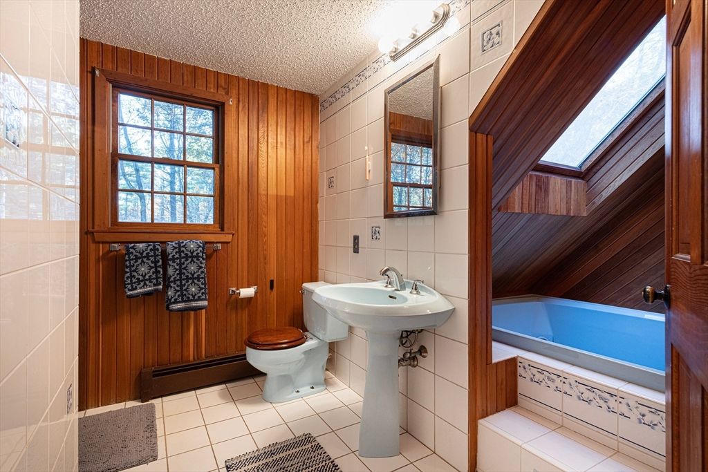 Bathroom, Interior, Wooden Walls