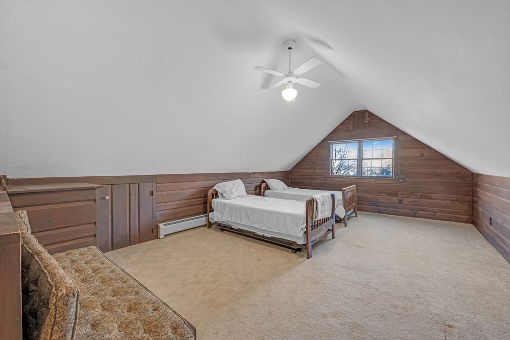 Bedroom, Interior, Wooden Walls