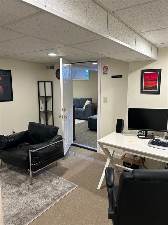 Home Office, Interior, Recessed Lighting