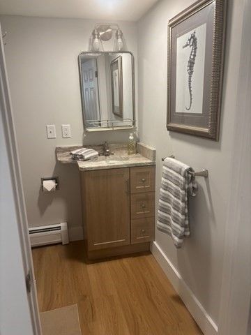 Bathroom, Interior, Wood Texture Flooring