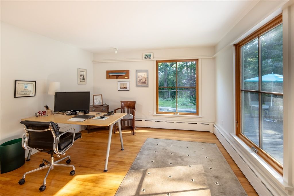 Home Office, Interior, Wood Texture Flooring