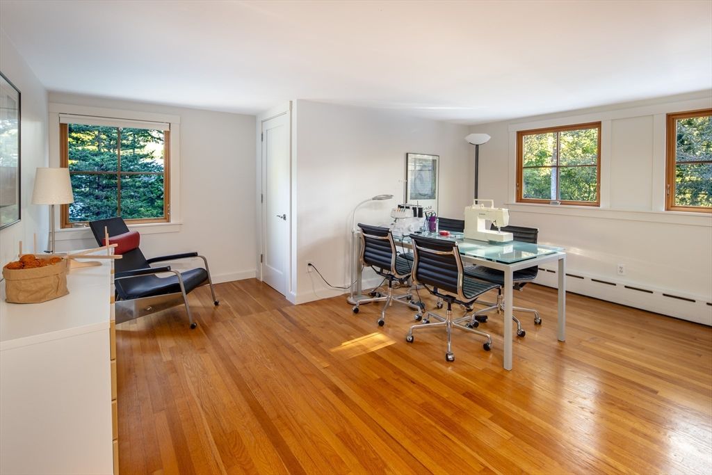 Home Office, Interior, Wood Texture Flooring