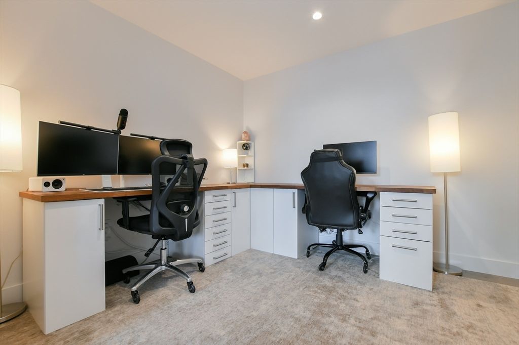 Home Office, Interior, Recessed Lighting