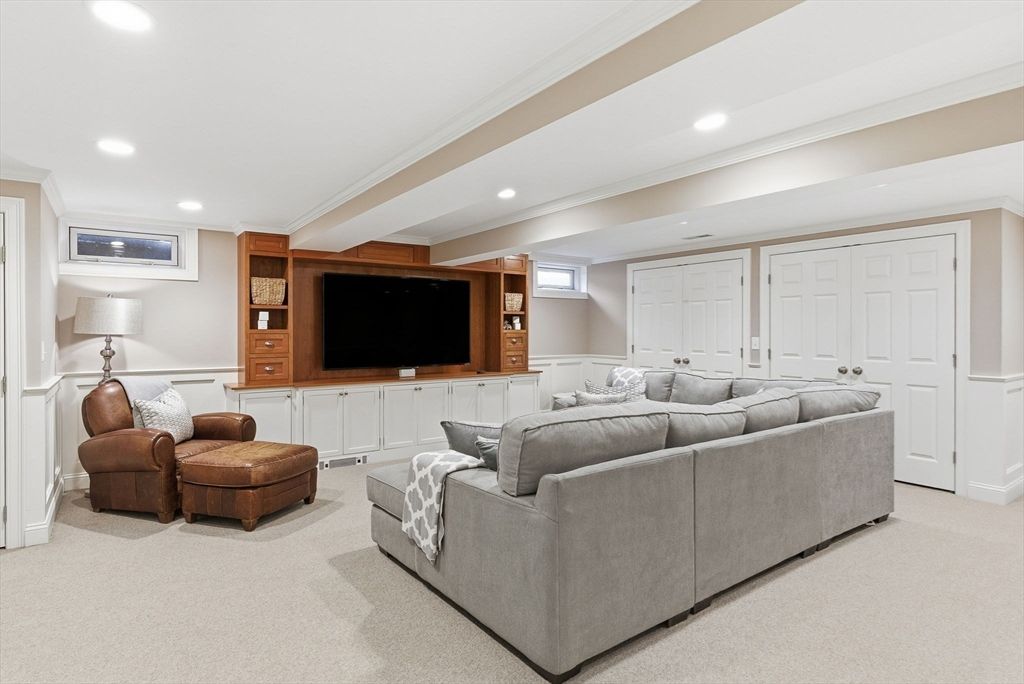 Interior, Living room, Recessed Lighting