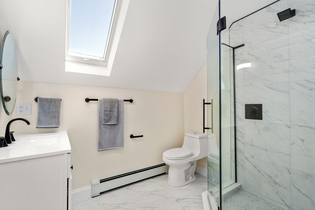 Bathroom, Glass Shower, Interior, Marble, Marble Walls